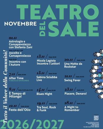 Un mese di spettacoli, incontri e comunità.