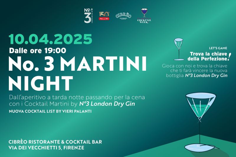 No3 MARTINI NIGHT!