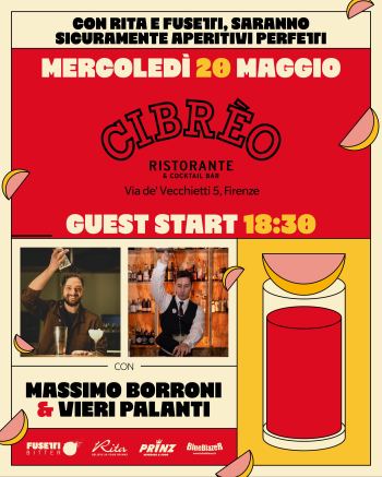 Una guest shift in formula Food Bar con Rita Cocktail Bar Milano e Fusetti Bitter!