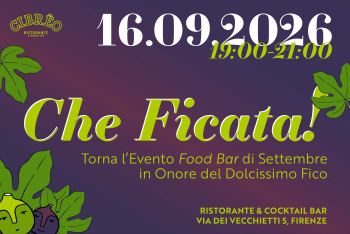 Torna L'Evento FOOD BAR più amato di Settembre!