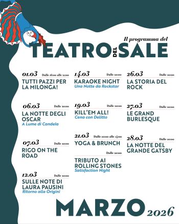 È uscito il nuovo cartellone eventi del TdS!